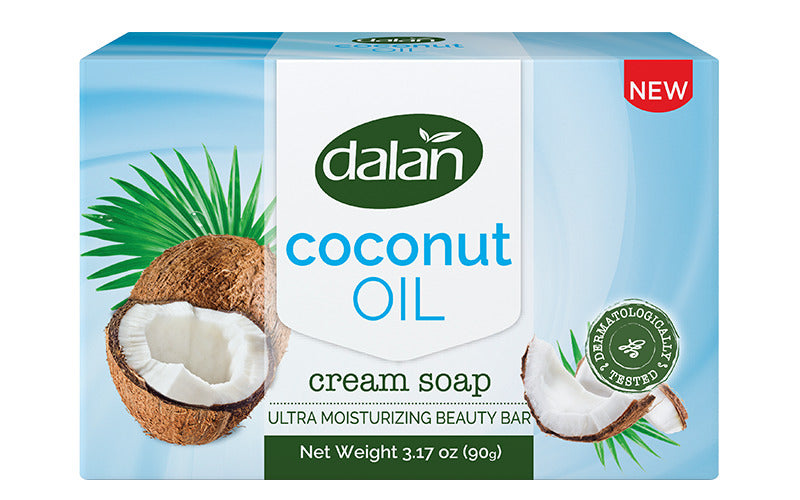 Dalan Coconut Oil Cream Bar Soap 3PK - Bellso